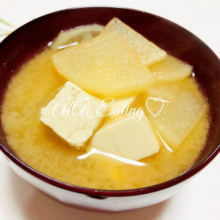 簡単汁物 大根と豆腐の味噌汁 レシピ 作り方 By あいあい 楽天レシピ 簡単汁物 大根と豆腐の味噌汁 レシピ 作り方 By あいあい 楽天レシピ
